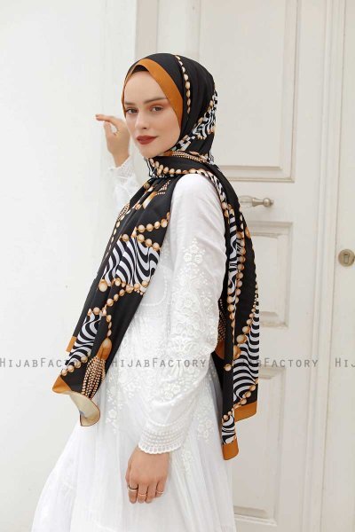 Hijab Twill Met Diamondpatroon - Sal Evi