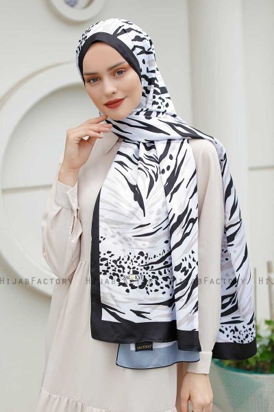Hijab Twill Met Whirlpoolpatroon - Sal Evi