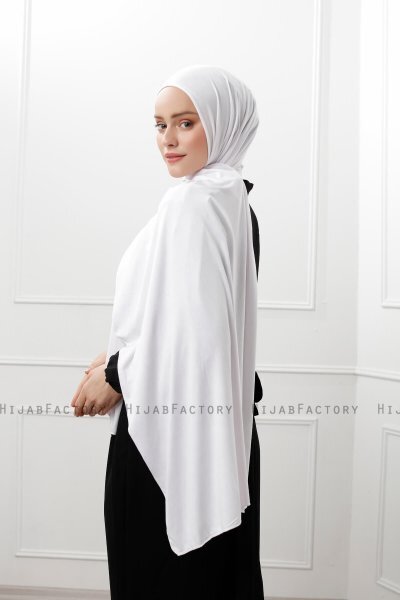 Sibel - Wit Jersey Hijab
