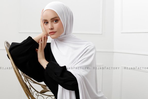 Sibel - Wit Jersey Hijab