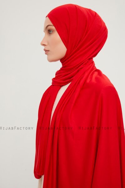 Sibel - Rood Jersey Hijab