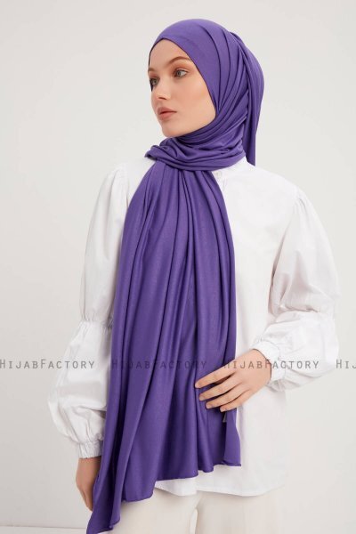 Sibel - Purper Jersey Hijab