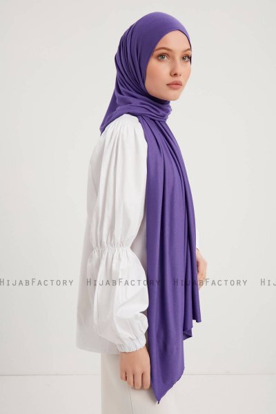Sibel - Purper Jersey Hijab