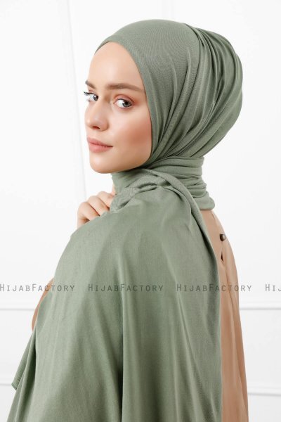 Sibel - Groen Jersey Hijab