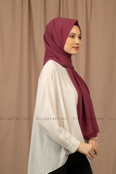 Yildiz - Pruim Crepe Chiffon Hijab
