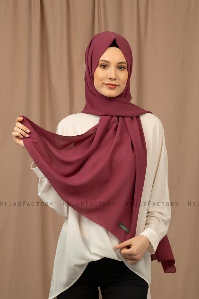 Yildiz - Pruim Crepe Chiffon Hijab