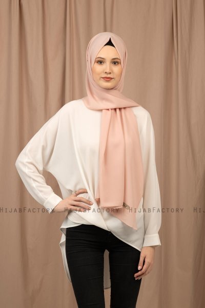 Yildiz - Zalm Crepe Chiffon Hijab
