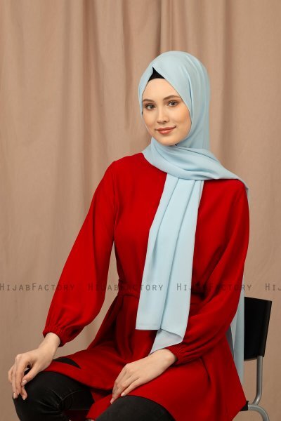 Yildiz - Iceblue Crepe Chiffon Hijab