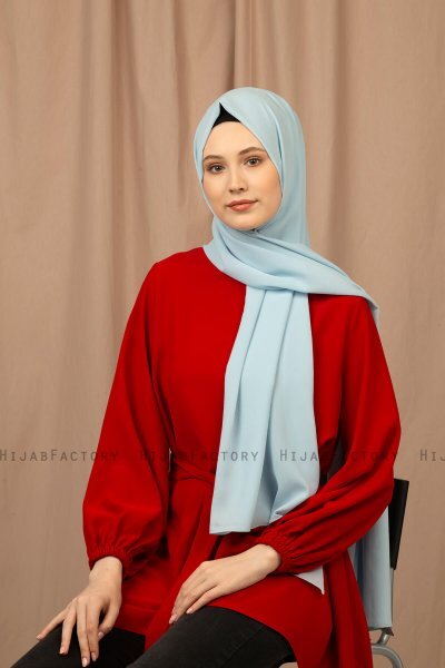 Yildiz - Iceblue Crepe Chiffon Hijab