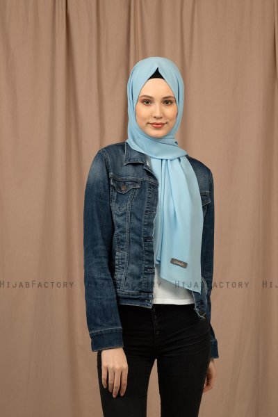 Yildiz - Indigo Crepe Chiffon Hijab