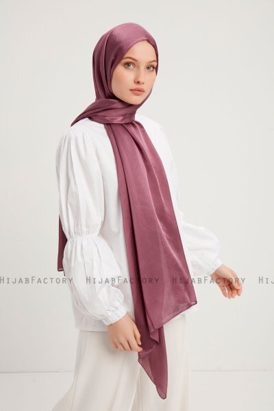 Berrak - Donker Roze Janjanli Hijab