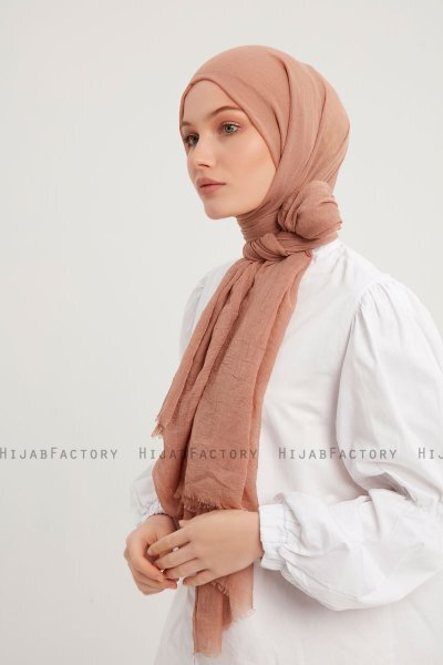 Afet - Lichtbruin Comfort Hijab