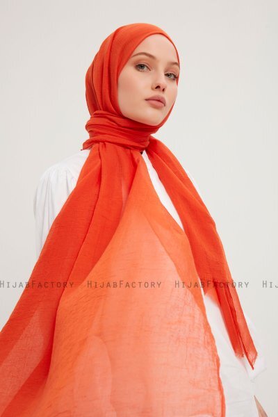 Afet - Baksteenrood Comfort Hijab