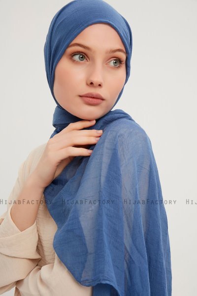 Afet - Blauw Comfort Hijab