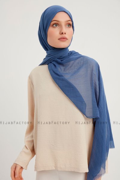 Afet - Blauw Comfort Hijab
