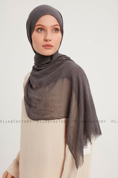Afet - Anthracite Comfort Hijab