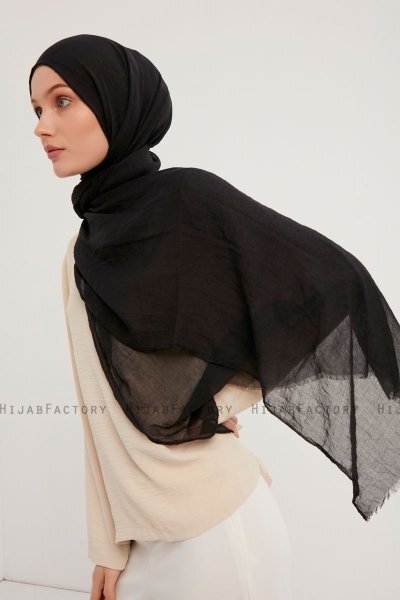 Afet - Zwart Comfort Hijab