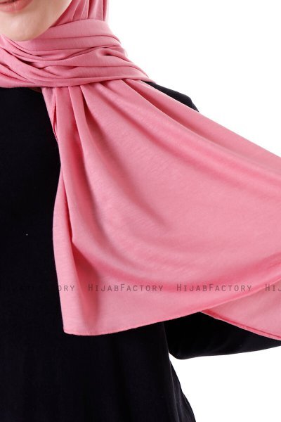 Seda - Donker Roze Jersey Hijab - Ecardin