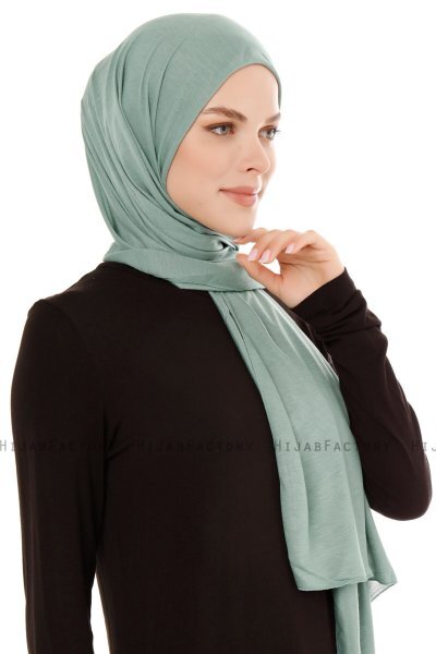 Seda - Groen Jersey Hijab - Ecardin