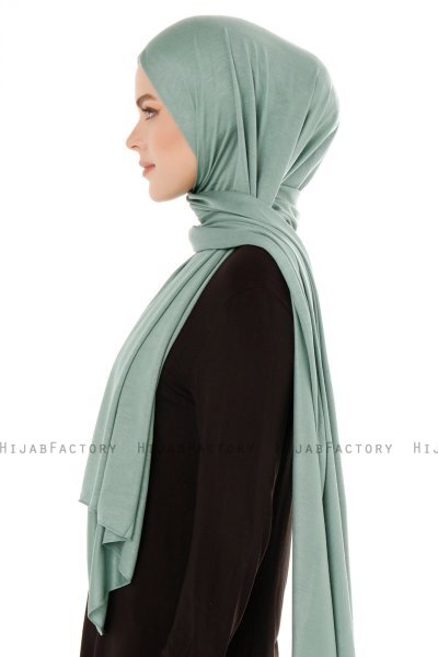 Seda - Groen Jersey Hijab - Ecardin