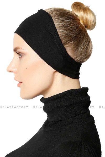 Cemre - Zwart Bandana Onderkapje