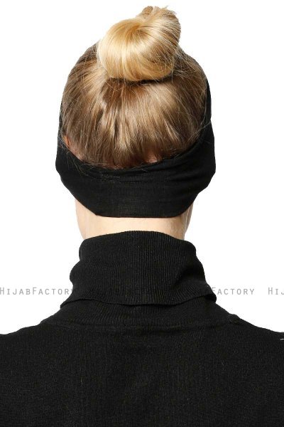 Cemre - Zwart Bandana Onderkapje