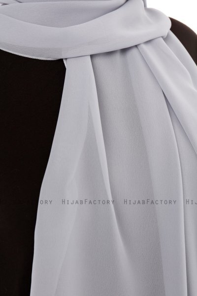 Derya - Lichtgrijs Praktisch Chiffon Hijab