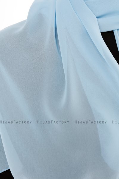 Derya - Lichtblauw Praktisch Chiffon Hijab