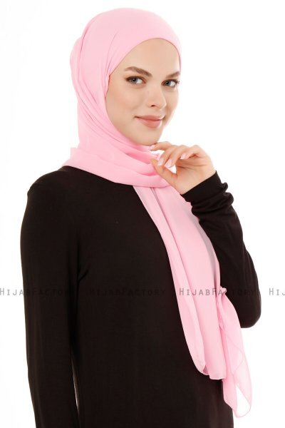 Derya - Roze Praktisch Chiffon Hijab