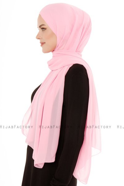 Derya - Roze Praktisch Chiffon Hijab