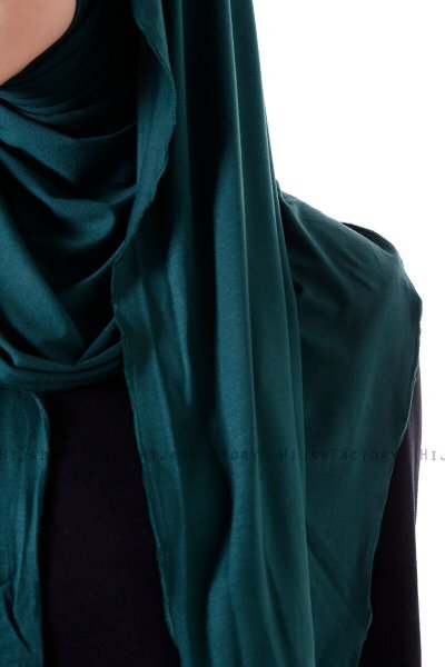 Hanfendy - Donkergroen Praktisch One Piece Hijab