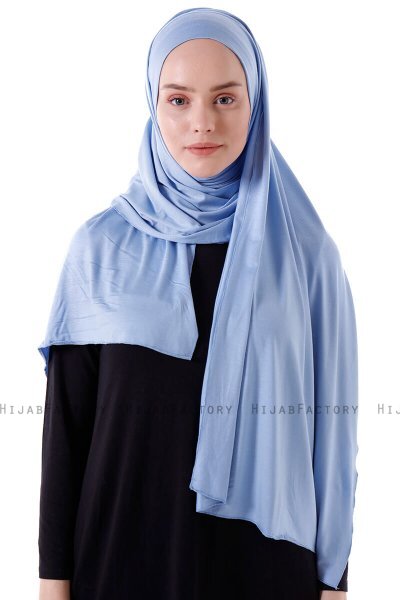 Hanfendy - Lichtblauw Praktisch One Piece Hijab