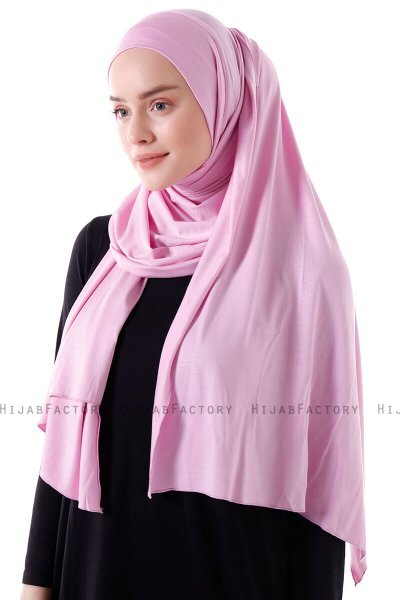 Hanfendy - Roze Praktisch One Piece Hijab