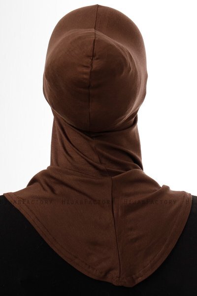 Damla - Bruin Ninja Hijab Masker Onderkapje