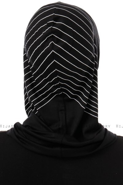 Babe Cross - Zwart & Wit Al Amira One-Piece Hijab