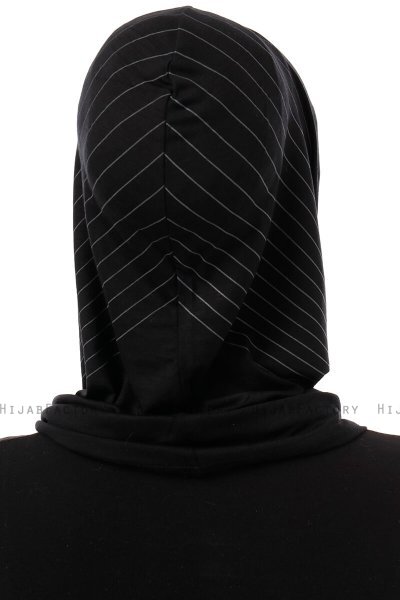 Babe Cross - Zwart & Lichtgrijs Al Amira One-Piece Hijab