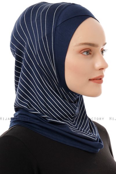 Babe Cross - Marineblauw Al Amira One-Piece Hijab