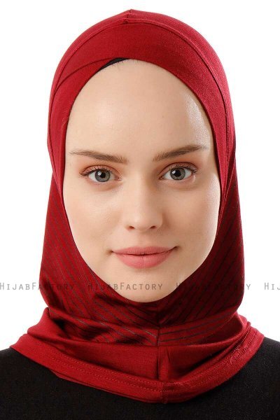Babe Cross - Bordeaux Al Amira One-Piece Hijab