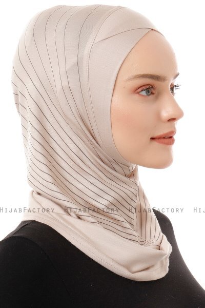 Babe Cross - Licht Taupe Al Amira One-Piece Hijab