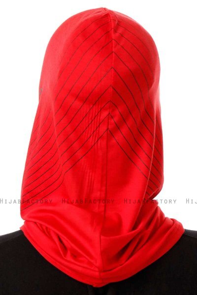 Babe Cross - Rood Al Amira One-Piece Hijab