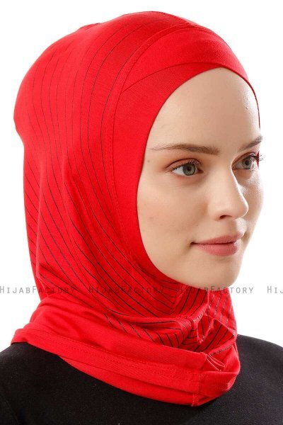 Babe Cross - Rood Al Amira One-Piece Hijab