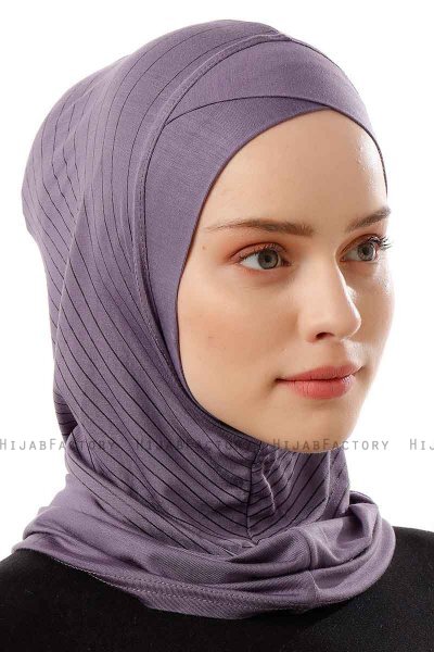 Babe Cross - Purper Al Amira One-Piece Hijab