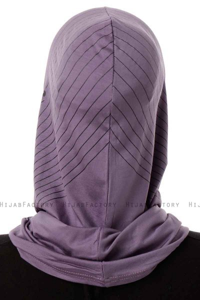 Babe Cross - Purper Al Amira One-Piece Hijab