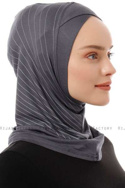 Babe Cross - Donker Grijs Al Amira One-Piece Hijab