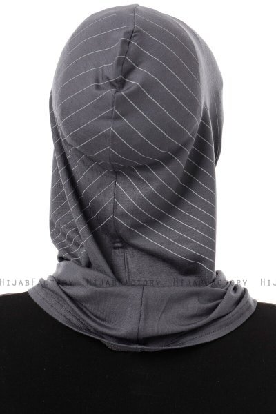 Babe Cross - Donker Grijs Al Amira One-Piece Hijab