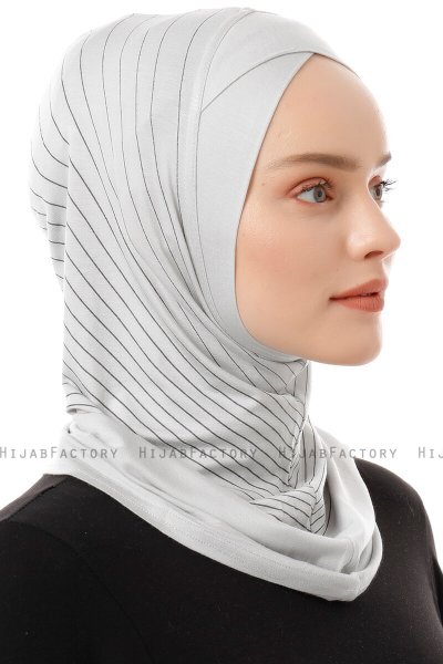 Babe Cross - Lichtgrijs Al Amira One-Piece Hijab