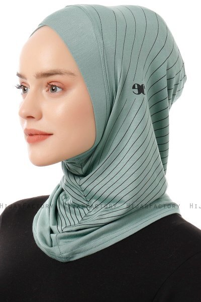 Babe Cross - Groen Al Amira One-Piece Hijab