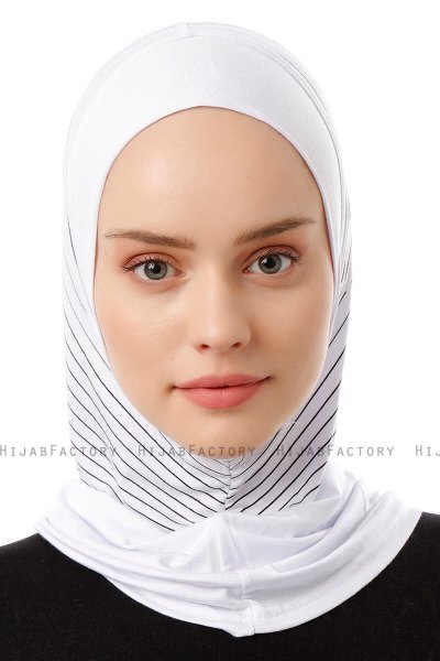 Babe Plain - Wit Al Amira One-Piece Hijab