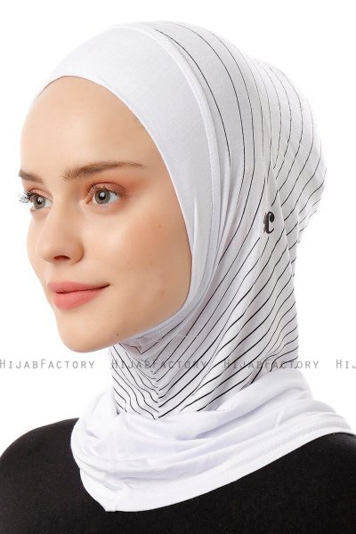Babe Plain - Wit Al Amira One-Piece Hijab