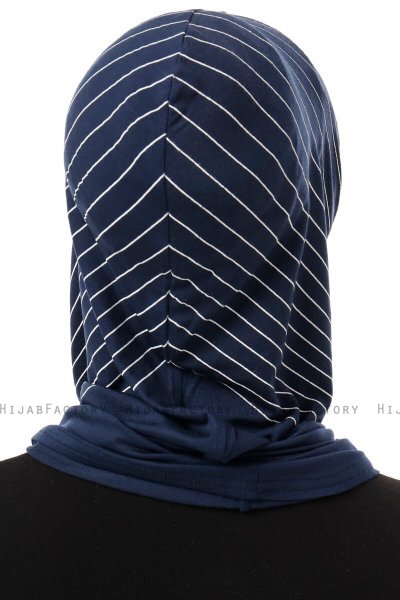 Babe Plain - Marineblauw Al Amira One-Piece Hijab